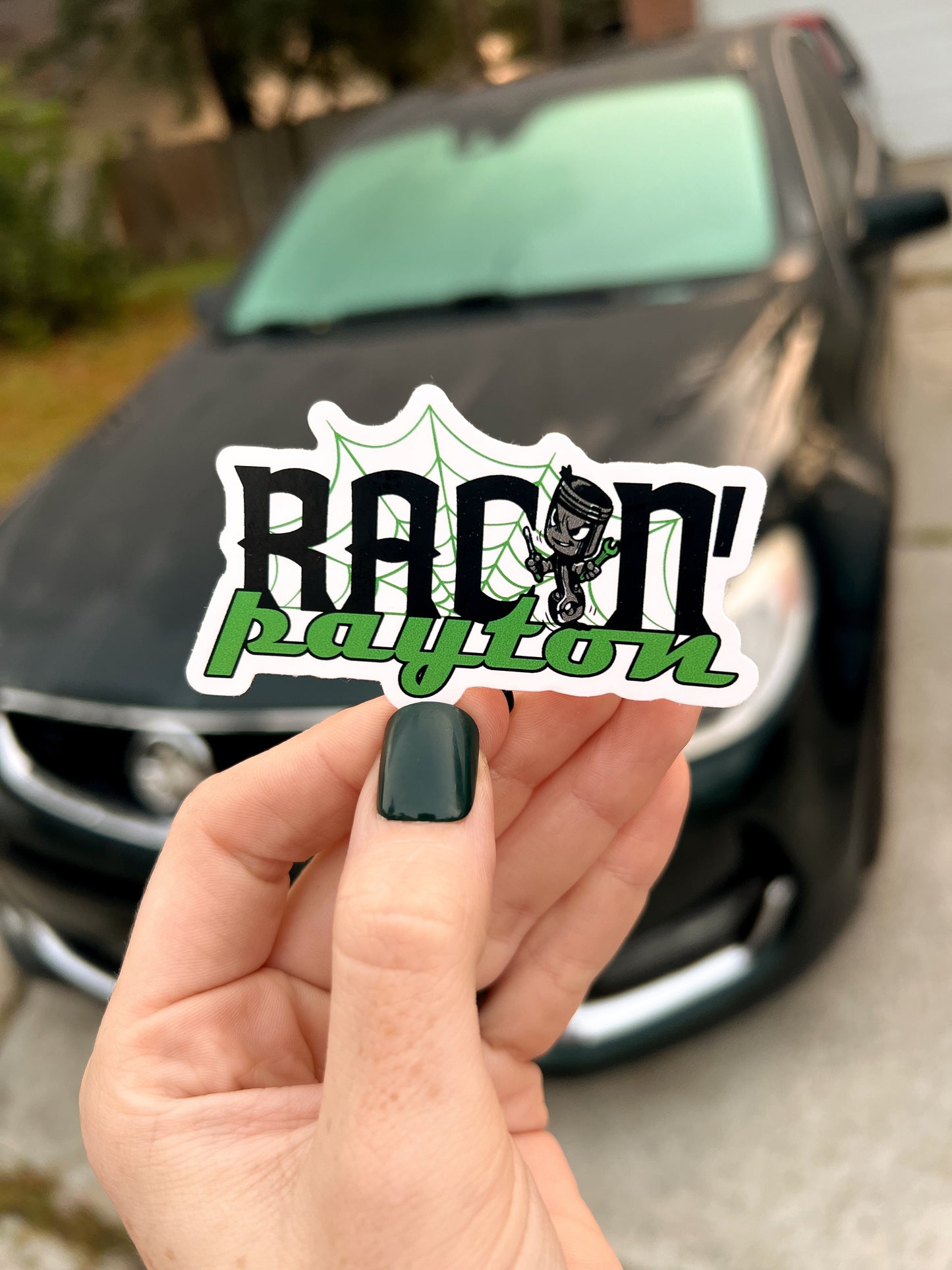 RACIN' PAYTON sticker