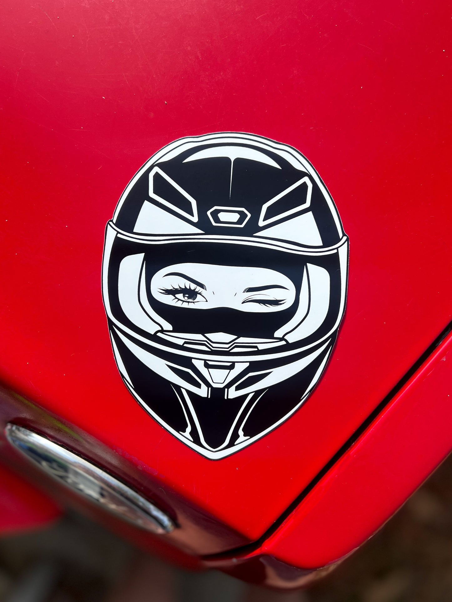 Motorsport Woman Decal- 6"