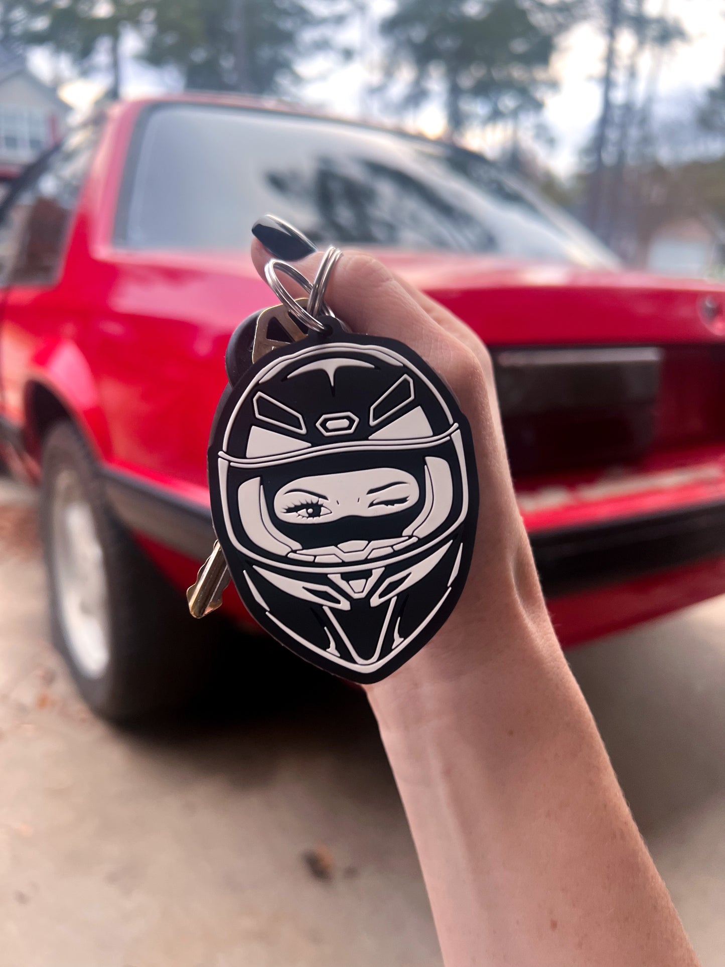 Rubber Keychain